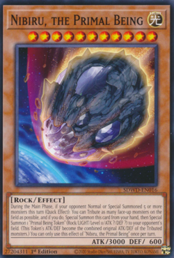 1X NM Nibiru, the Primal Being - SDWD-EN016 - Common - yugioh tcg - Image 1