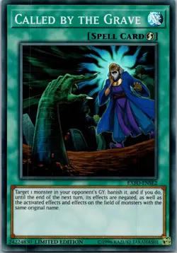 Yugioh Called by the Grave EXFO-ENSE2 Limited Edition Super Rare NM - Image 1