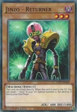 1x (NM) Jinzo - Returner - LED7-EN039 - Common - 1st Edition YuGiOh - Image 1