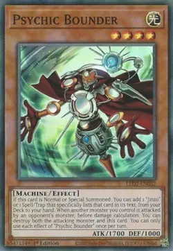 1x (NM) Psychic Bounder - LED7-EN032 - Super Rare - 1st Edition YuGiOh - Image 1