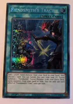 Yugioh Fiendsmith's Tract MP25-EN093 1st Prismatic Secret Rare MINT! - Image 1