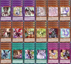 NM-MP YU-GI-OH! Dragonmaid Deck Core *54 cards* -BLMM Ultra Rare Emblazoned - Image 1