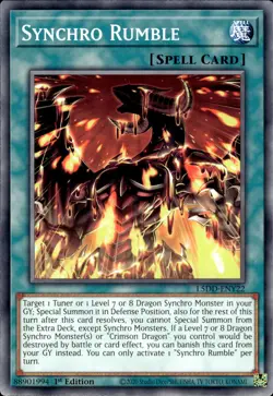 Synchro Rumble - 1st Edition L5DD-ENY22 - NM - YuGiOh - Image 1