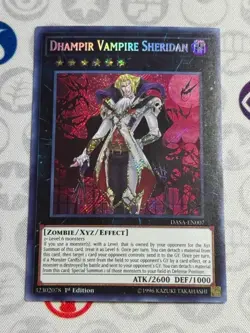 Dhampir Vampire Sheridan - Secret Rare - DASA-EN007 (NM) - Yugioh - Image 1