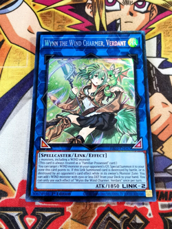 Wynn the Wind Charmer, Verdant ra03-en045 (NM+) Collectors Rare Yu-Gi-Oh! - Image 1
