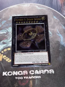 ABYR-EN044 Number 9: Dyson Sphere Ultimate Rare 1st Edition NM YuGiOh! - Image 1