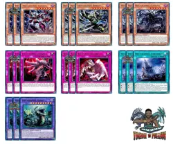 Yugioh! Hecahands Xeno Godos Gaigas Breus Tartaros Yad'al Ib'al-Hecahands Deck - Image 1