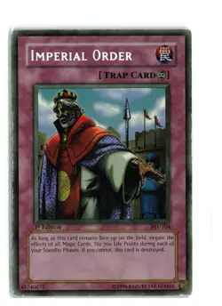 IMPERIAL ORDER PSV-104 1st EDITION Yugioh TCG HP - Image 1