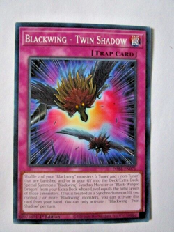 Yugioh! Blackwing - Twin Shadow Dabl-En071 Common 1st Ed Near Mint!! - Image 1