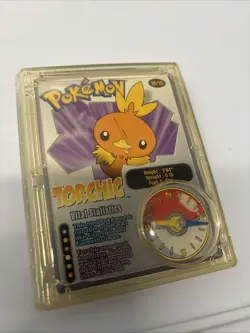 2002 Pokemon Torchic Compass Clip-On Trading Card Wendy's Kids Meal Toy Nintendo - Image 2