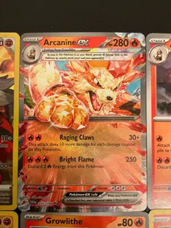 21 Growlithe Arcanine mixed lot pokemon cards Rare Holo All Different cute 🔥 - Image 4