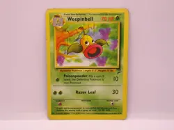 Pokemon Base Set 2 Unlimited Print Weepinbell Card #64/130 Uncommon Used VGC - Image 4