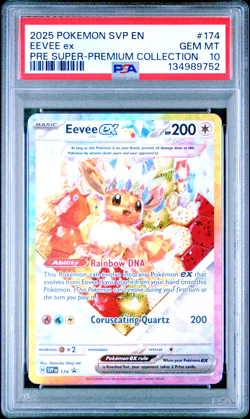 Eevee ex 174 Sv: Scarlet & Violet Promo Cards Holo PSA 10 - Image 1