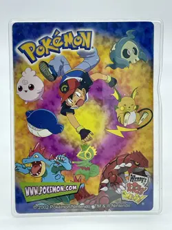 Pokemon Card Mudkip 12/15 Nintendo Wendy's Promo Original Sealed Sleeve LP Flaw - Image 2