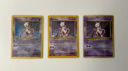Pokemon Mewtwo TCG Holo Rare Card 010/102 Base Set Shadowless Japanese Set - Image 1