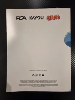 PSA Magazine & x Kayou Exclusive NARUTO Uzumaki PROMO CARD NRSA-PR-003 - Image 5