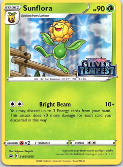Sunflora - (Prerelease) SWSH269 SWSH: Sword & Shield Promo Cards Holo - Image 1