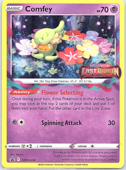 Comfey - (Prerelease) SWSH242 SWSH: Sword & Shield Promo Cards Holo - Image 1