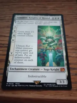 Summon: Knights of Round M 0036 Magic the Gathering Card Final Fantasy Regular - Image 1