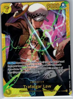 Trafalgar Law - OP10-119 SEC Premium Booster - One Piece Card Game - NM - Image 1