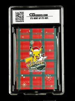 2024 Pokemon CG 10 Pristine EEVEE Christmas Data TCG XMAS Holiday CGC PSA - Image 2