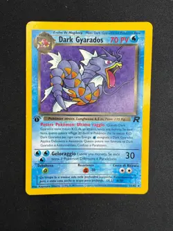 Pokemon Dark Gyarados 25/82 Team Rocket Rara Prima Edizione Wizards ITA Wizards - Image 1