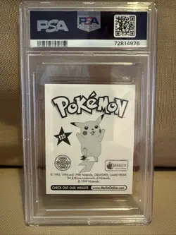 1999 Merlin Pokemon Mew Prism PSA 9 - Image 2