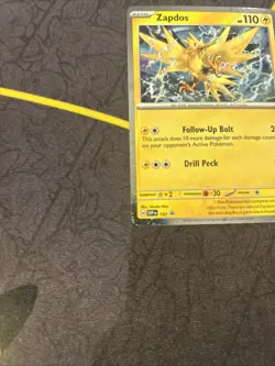 Zapdos SVP157 Black Star Promo Surging Sparks Near Mint Pokemon TCG - Image 5