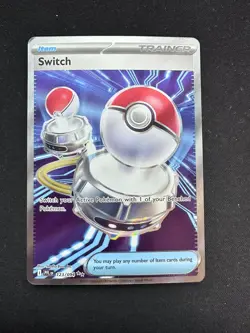 Switch 123/094 - Full Art Trainer - Holo - Pokemon TCG - Phantasmal Flames - Image 4
