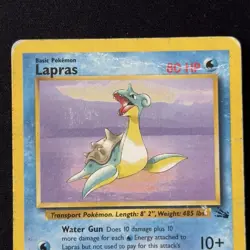 Lapras 25/62 Rare Fossil Unlimited Pokemon TCG Vintage 1999 WOTC English - Image 3