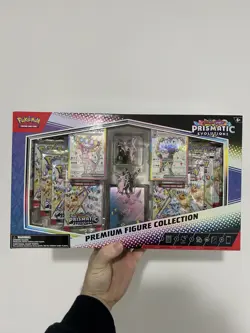Pokemon TCG Prismatic Evolutions Premium Figure Collection - BRAND NEW - SEALED - Image 1