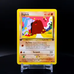 Diglett 52/82 - 1st Edition - Pokemon TCG Team Rocket - NM Common - Image 1