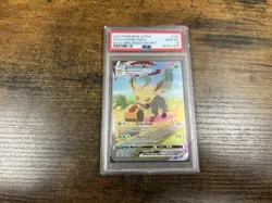 PSA 10 #205 2021 POKEMON SWSH FA/LEAFEON VMAX EVOLVING SKIES-SECRET - Image 1