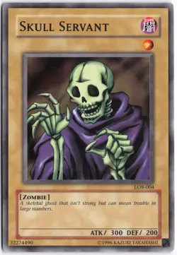 Yugioh - Skull Servant LOB-004 Unlimited - The Legend of Blue Eyes White Dragon - Image 1