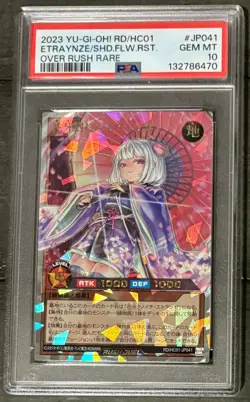 PSA 10 2023 YU-GI-OH! JP Etraynze the Shadow Flower Restricter - Over Rush Rare - Image 1