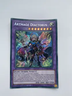 Yugioh Artmage Diactorus DUAD-EN032 Secret Rare 1st Edition - Image 1