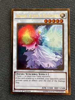 Yugioh Armades, Keeper of Boundaries 1st Edition Gold Ultra Rare PGL2-EN043 NM - Image 1