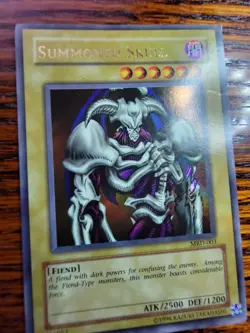 EXC - Yugioh Summoned Skull Metal Raiders Ultra Rare MRD-003 Original Print 2002 - Image 2
