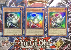 Yu-Gi-Oh! 3X DRAGON BUSTER DESTRUCTION SWORD (BLAR-EN079) 1st Edition Pack Fresh - Image 1