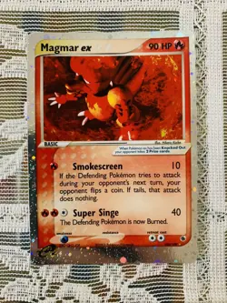 Pokemon Card - Magmar ex Ruby and Sapphire 100/109 Ultra Rare. NM+ to Mint. - Image 1