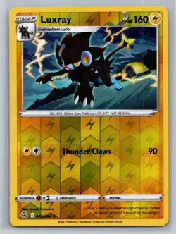 Luxray #093/264 SWSH08: Fusion Strike Reverse Holo Rare - Pokemon Cards H8 - Image 1