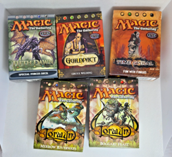 5 Pack of Magic the Gathering Theme Deck Box Empty no cards - Image 1