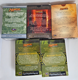 5 Pack of Magic the Gathering Theme Deck Box Empty no cards - Image 2