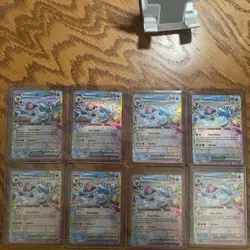 Glaceon EX 026/131 Prismatic Evolutions Promo / Stamped Lot 8 Cards - Image 1