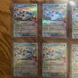 Glaceon EX 026/131 Prismatic Evolutions Promo / Stamped Lot 8 Cards - Image 2