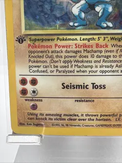 Pokemon TCG Machamp Holo Rare 1st Edition Base Set, Card 8/102, LP Condition - Image 5