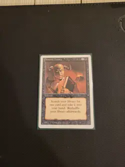 Magic: The Gathering Demonic Tutor Revised Edition Black Uncommon Sorcery - Image 1