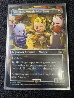 Stiltzkin, Moogle Merchant (Borderless) (Chocobo Track Foil) Final Fantasy Foil - Image 1