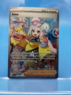 Pokemon TCG Iono Trainer Paldea Evolved Special Illustration Rare Card 269/193 - Image 1