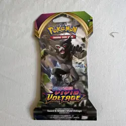 Pokemon Vivid Voltage Sleeved Booster Pack Cardboard Blister Sealed - Image 1